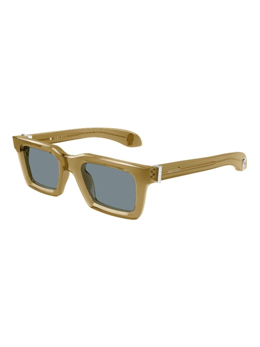 New Alexander McQueen Men's Sunglasses Brown Grey Lens Acetate Frame AM0506S 007